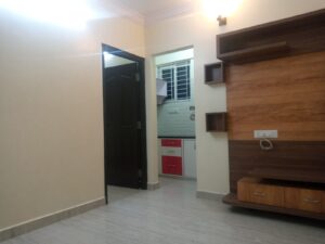 MODERN 1 BHK FLAT WITH MODERN TV CABINET